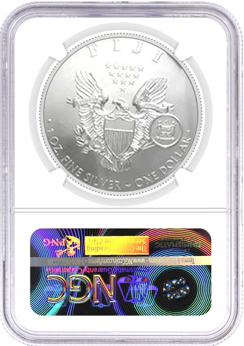 2023 Fiji 1 oz Type 1 Silver Eagle NGC MS70 Early Releases